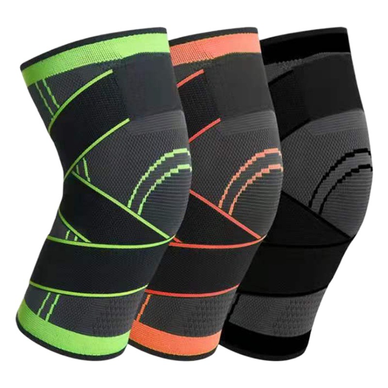 Sports Knee Pads, Basketball Running, Breathable Nylon Knee Pads, Cycling Straps, Knee Pads, Four-Season Warm Outdoor Pressurized Knee Pads