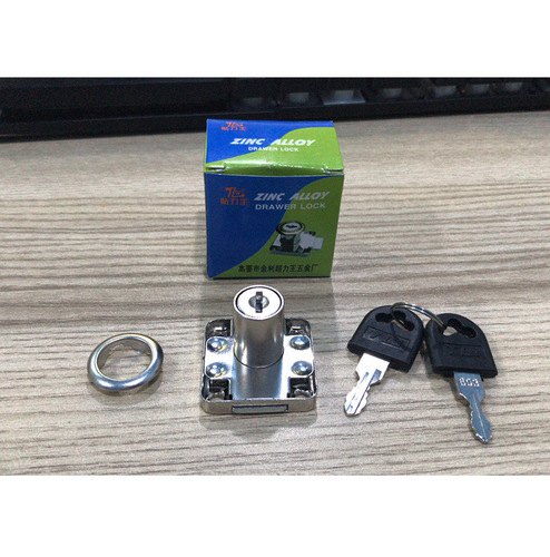 Factory direct sales Tieliwang 138-22C desk drawer lock cabinet lock furniture drawer lock square tongue drawer lock