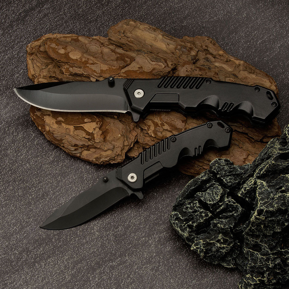 现货户外刀具手柄不锈钢高硬度多功能折叠小刀防身军刀便携折刀