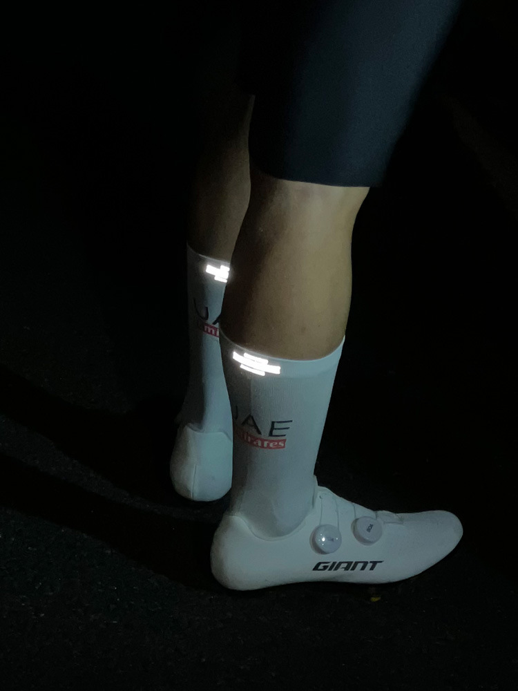 Reflekterande cykelstrumpor för herr och dam för sport och träning_voghion.com