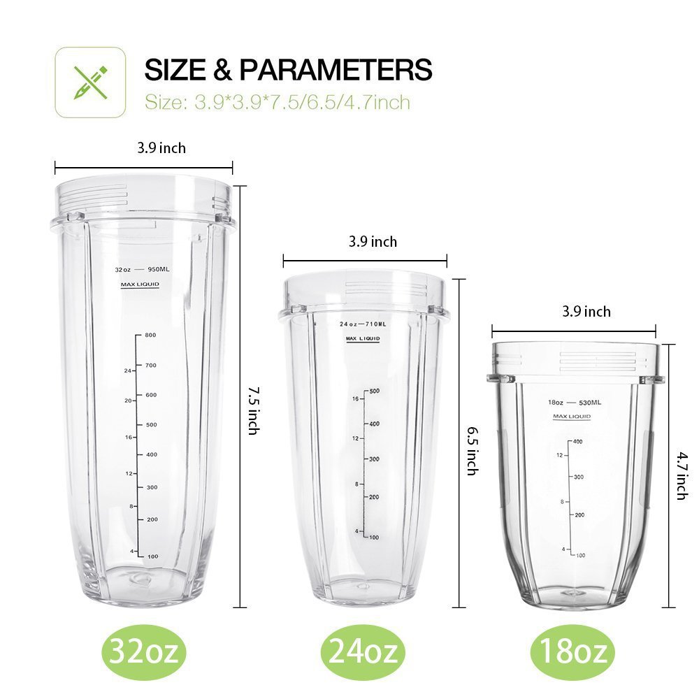 Accesorios de cocina cubierta de taza sellada, adecuado para Ninja Juicer 16OZ tapa de taza boca tapa de tapa flip-top reemplazo