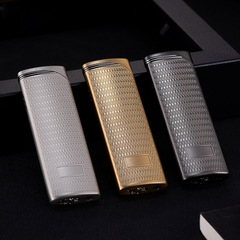 BD268-2冷煙花板電気メッキ高級金属防風ライター個性的なクリエイティブな喫煙具卸売