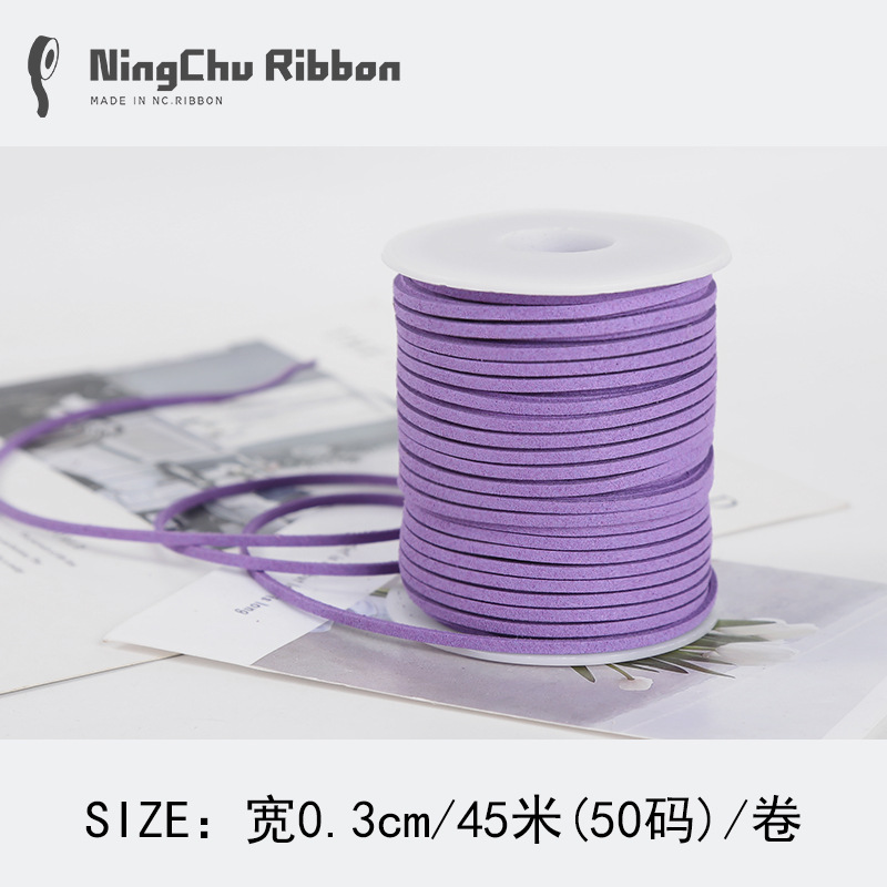 Coreano terciopelo deerskin cuerda floral terciopelo cinta ramo fresco cinta DIY regalo vaca cadena regalo decoración de la torta