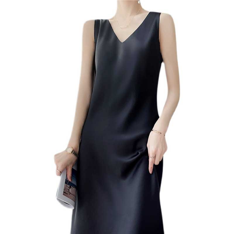 F9669 3410K ÁO HAI DÂY NỮ HANTDC DÁNG CHỮ A HAI DÂY HỞ VAI THỜI TRANG NỮ LỤA TƠ TẰM G06 SẢN PHẨM MỚI