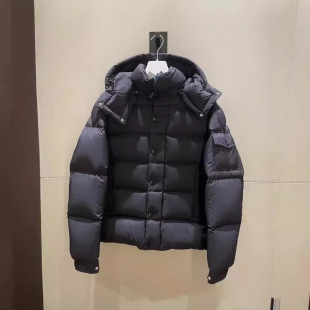 "Poison in stock" Correct Edition M Matte Fog Surface Frosted Matte Men's and Women's Hooded Down Jacket