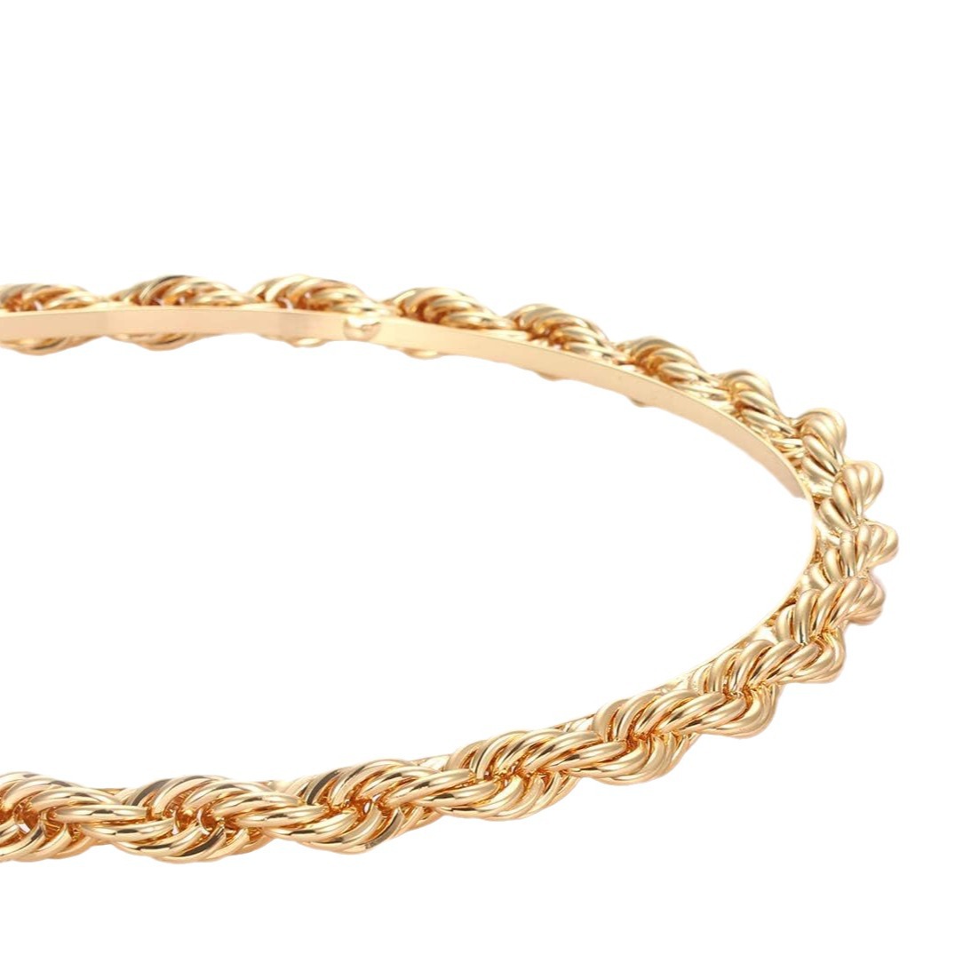 Europa y América tendencia nueva cadena de torsión de alta calidad metal banda de cabello sitio oficial de la misma moda cadena de torsión banda de cabello adornamiento para el cabello