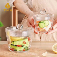 日式锤纹玻璃食品级腌菜缸腌黄瓜咸菜酸菜罐子一夜渍泡菜坛子推荐