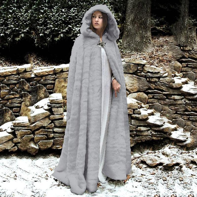 Cloak, keep warm trench coat for bride, 2019, increased thickness