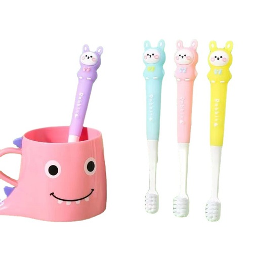 Children's toothbrush soft-bristled toothbrush for children aged 3-6-12 years old portable independent cartoon storage box packaging manufacturer wholesale