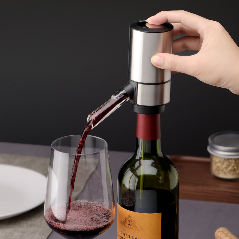 Decantador automático portátil electrónico eléctrico de presión de aire separador de vino Vino conjunto de vino Guía de Vino regalo de empresa