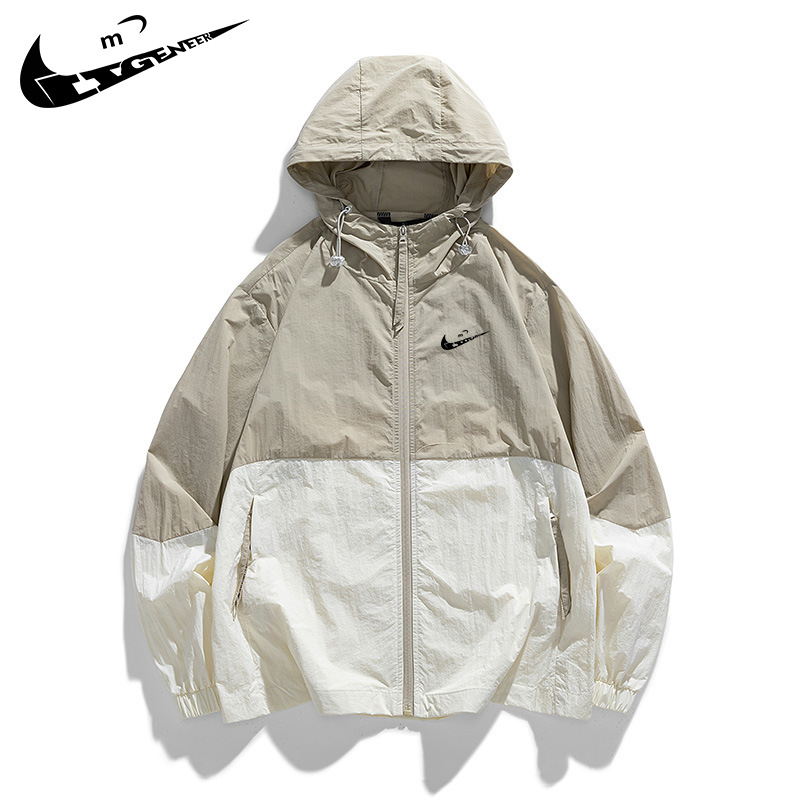 Cross-Border Couple 2024 Summer Trendy Sun Protection Clothing for Men and Teenagers, Loose Hooded Outdoor Fishing Clothing with 3D Printed Sunshade