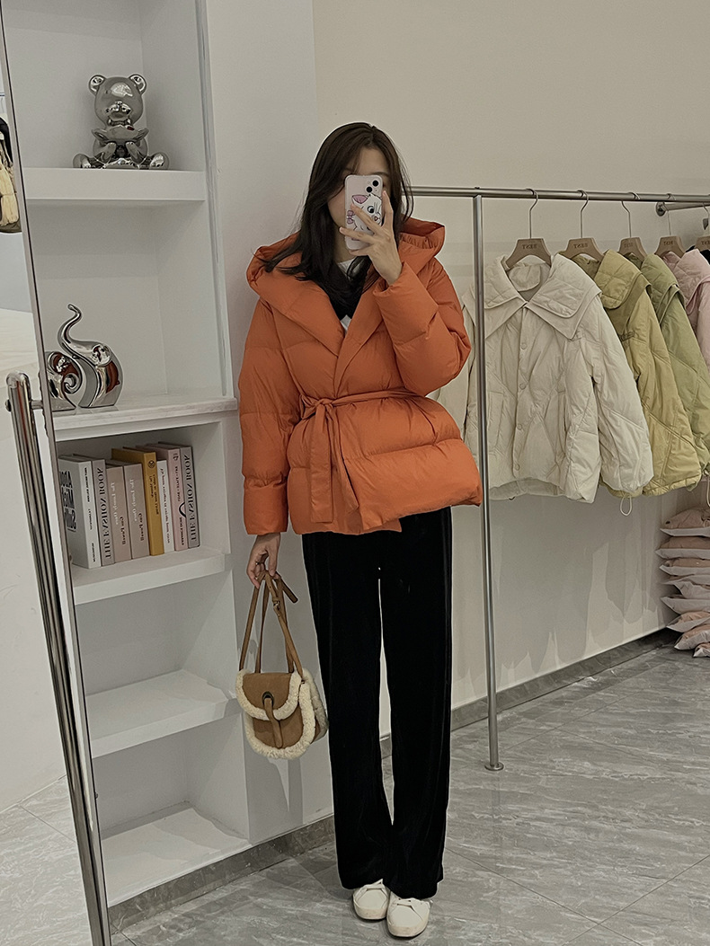 新款加厚羽绒服女