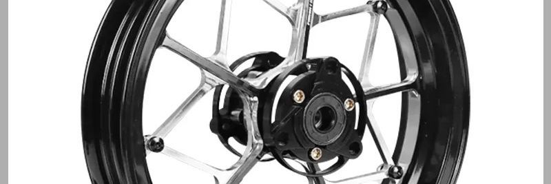 Single-disc wheel hub accessories for Niu No.9 modified with dual disc brakes, second generation 12inch Stinger, 185mm opening