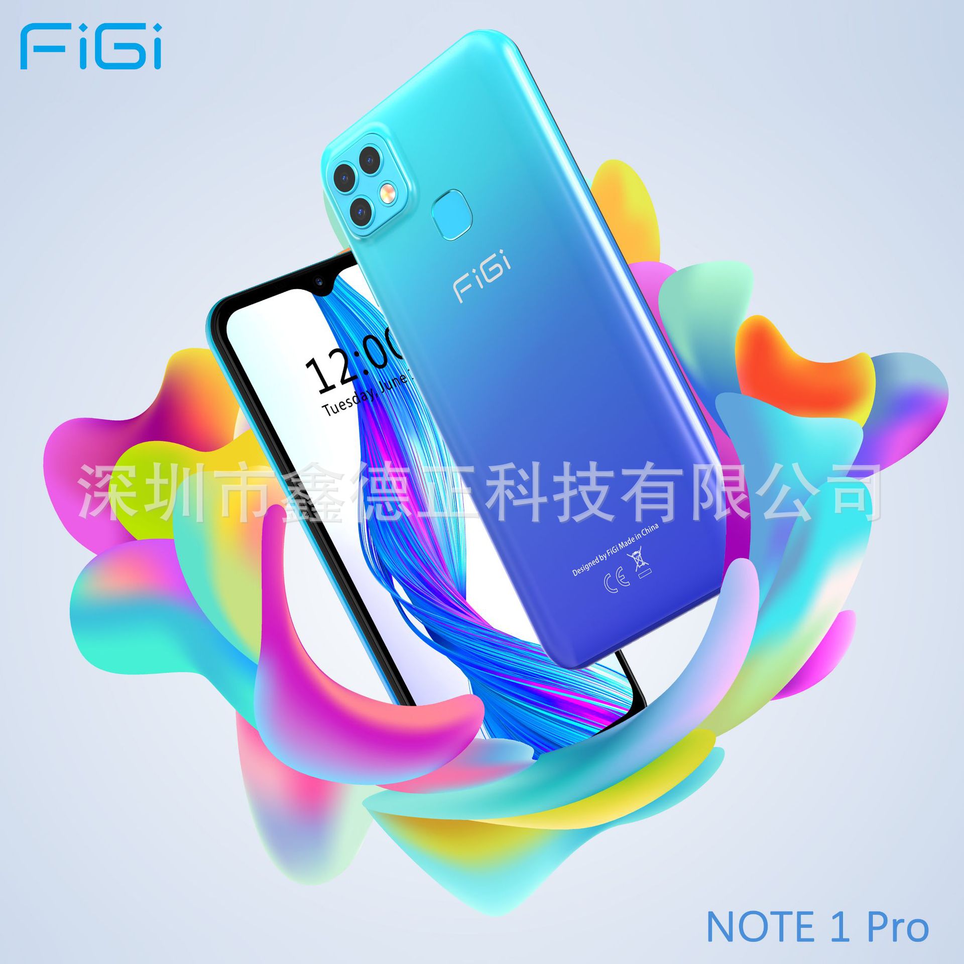 FIGI note 1 pro 智能手机 MT6757D Octa core 4G 128G 6.53 inch