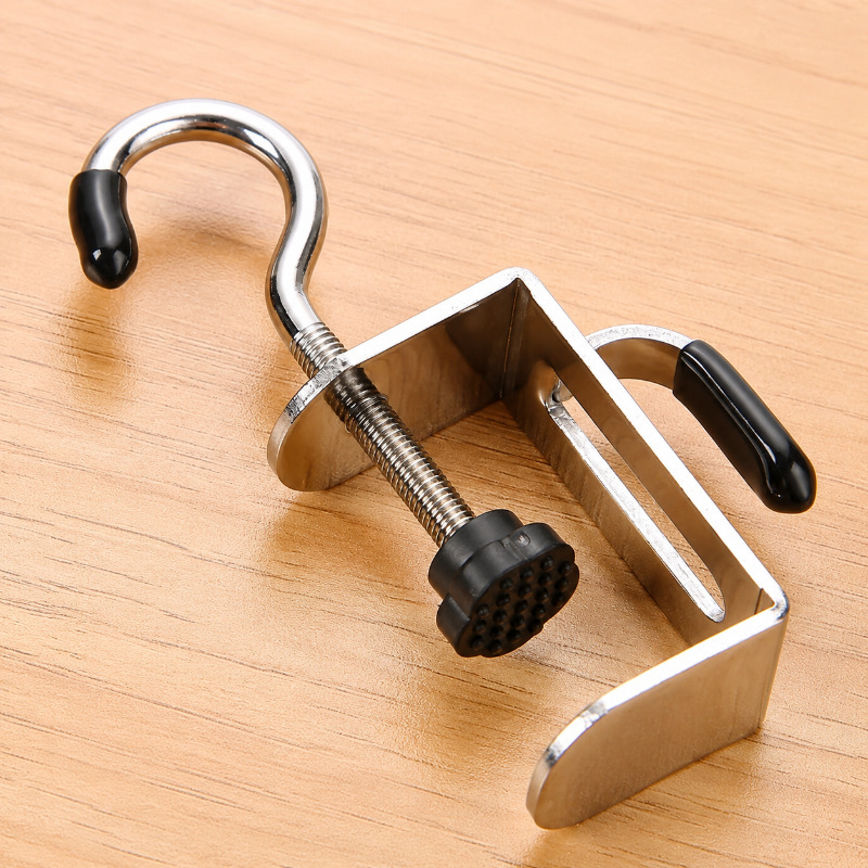 Student backpack hook, side hook for desks, no drilling, no nails, detachable desktop bag hanger, wholesale for classrooms and dormitories