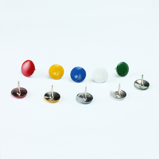 Foreign trade cross-border color paint tack creative decorative I-pin nickel-plated punching tool metal push pin pushpin