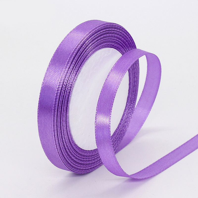 Fabricantes al por mayor lavanda púrpura cinta de cinta flor regalo decoración embalaje cinta transfronteriza al por mayor cinta