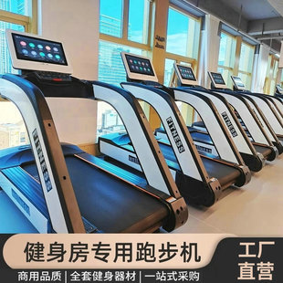 Commercial Treadmill Gym Quiet Shock Absorption Multifunctional Household Large Walking Machine Indoor Aerobic Complete Equipment