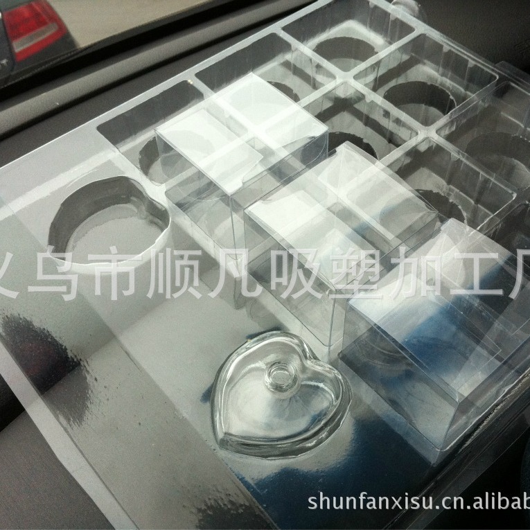 义乌吸塑厂 批发供应PET.PVC.PP吸塑.透明折盒(图)