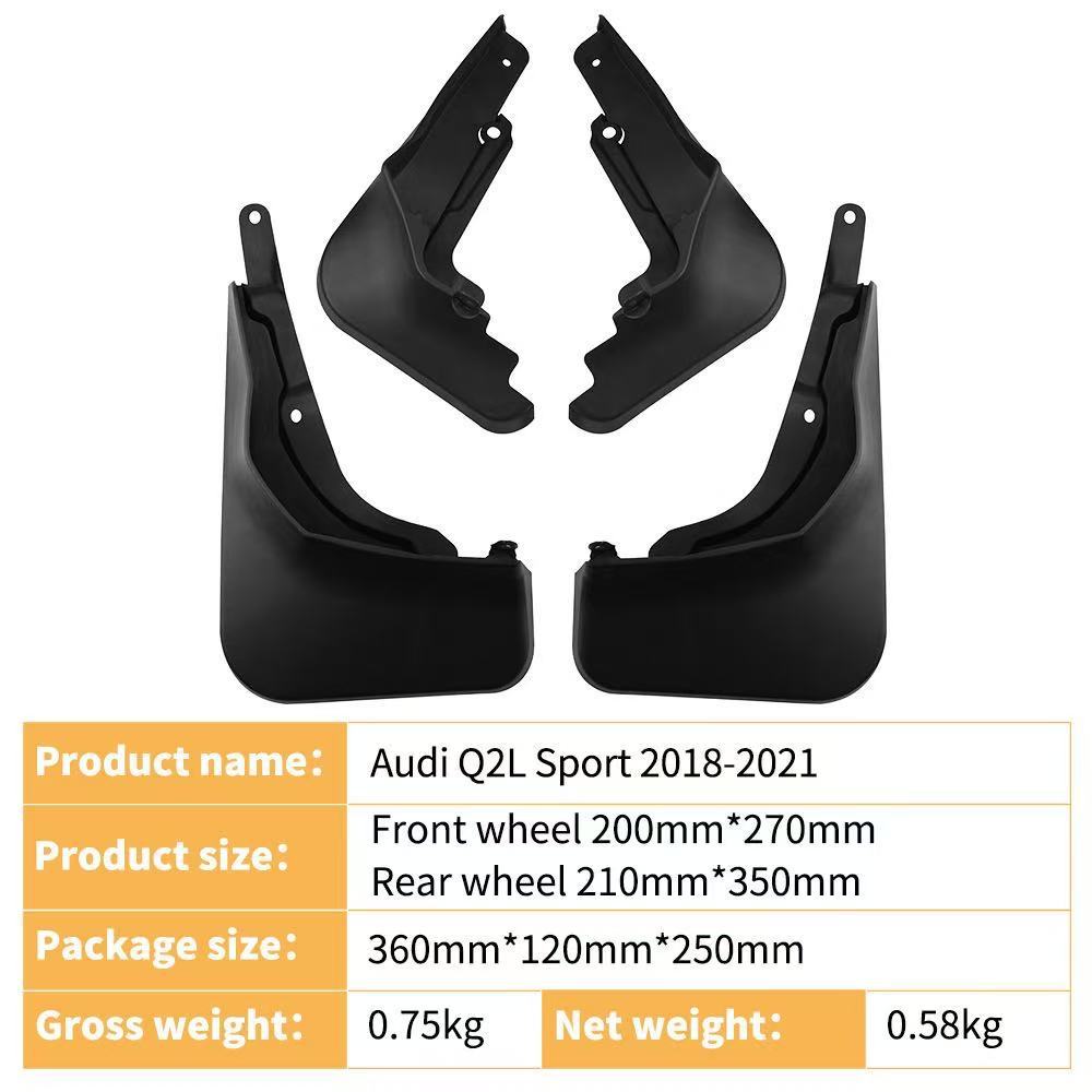 Para 18 Audi Q2L Dynamic Edition Q2L Sport 2018-2021 Foreign Car Neumáticos Guardabarros