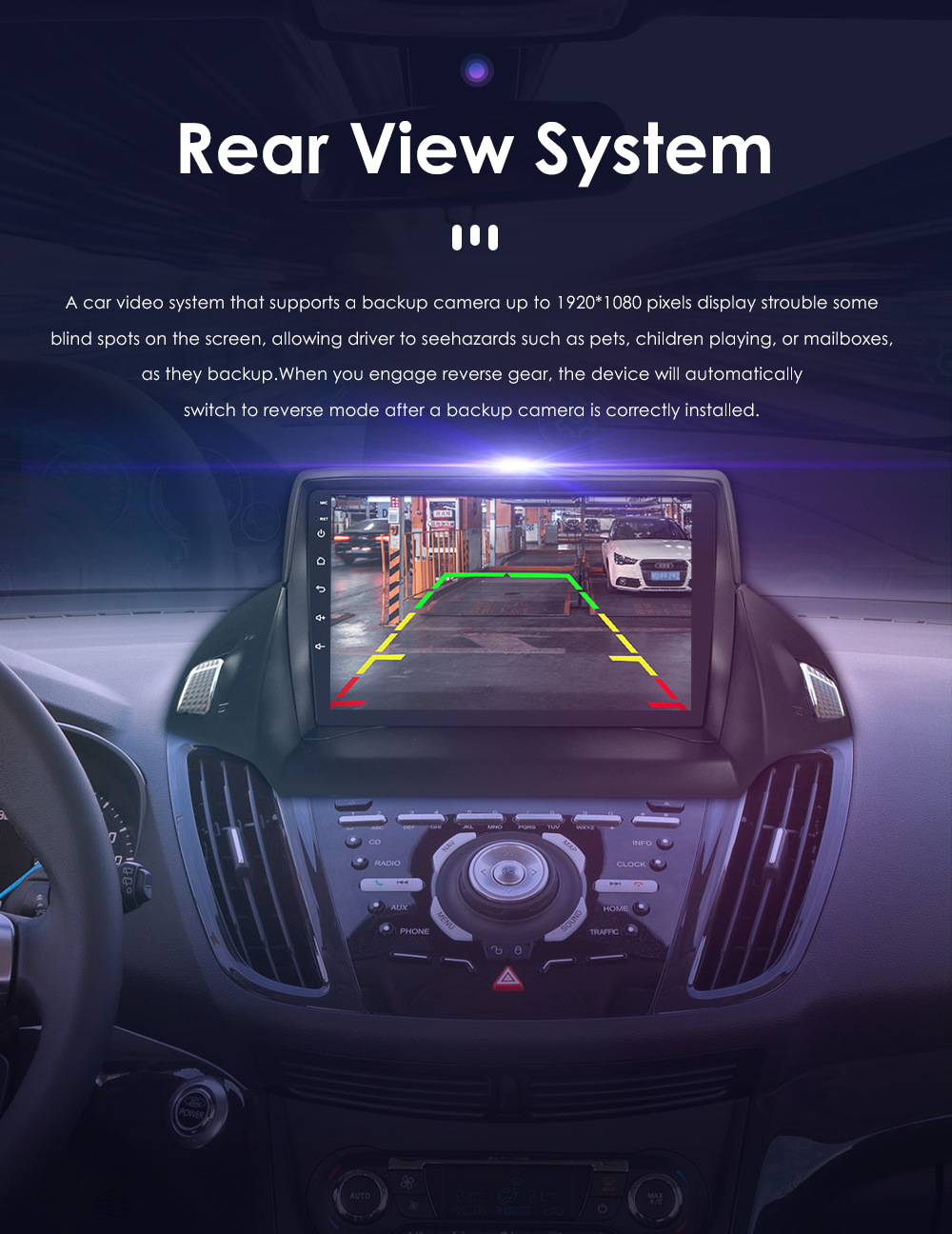 Suitable for 13-17 Ford Maverick 9-inch HD Large Screen Navigator Car Smart Android DVD Navigation GPS