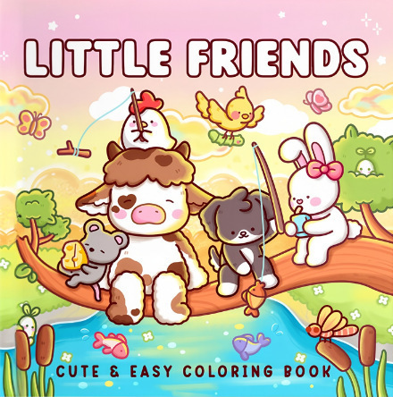 亚马逊热销Coloring Book涂色本填色本小角落怪兽系列儿童绘画本|undefined