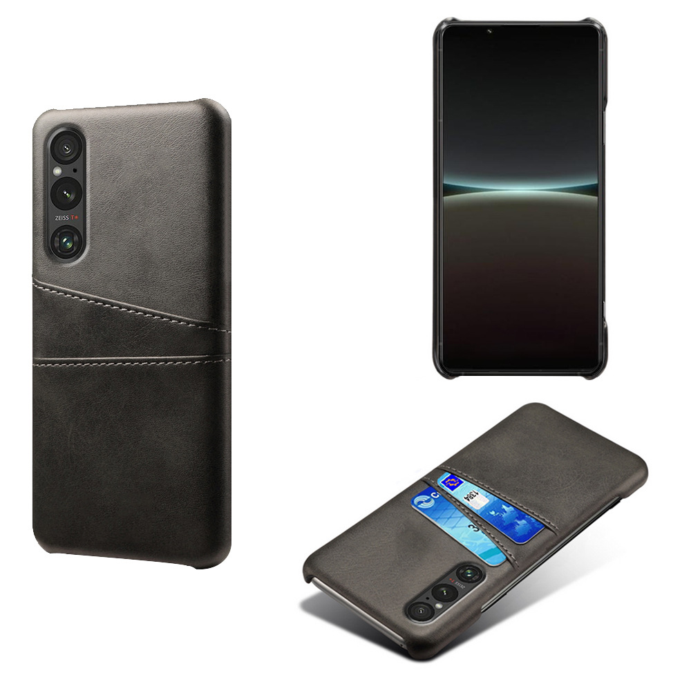 In stock suitable for Sony Xperia1 v mobile phone case leather case Xperia10 IV double card mobile phone protective case