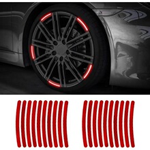 O 27547 Car Wheel Fluorescent Stickers ����ӫ���� �羳����
