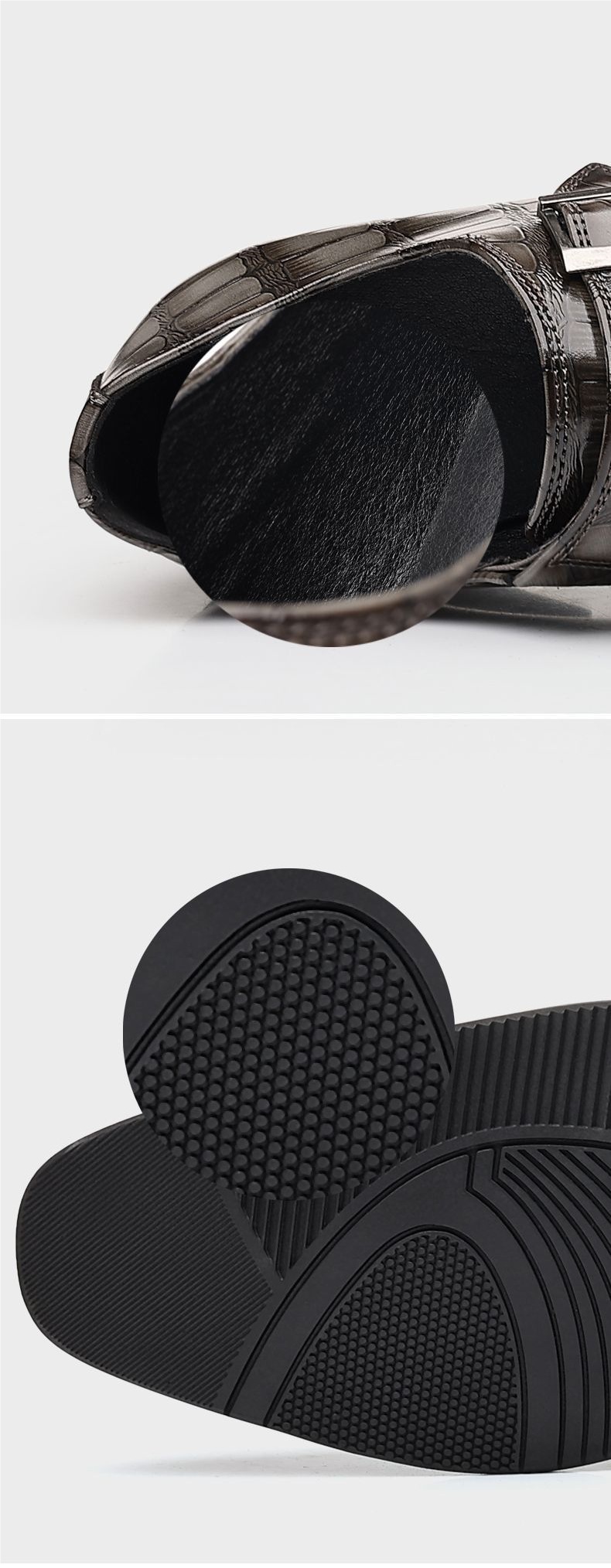 ShoeVault Formal Derby European And American 2025 New Business Casual Leather Men's British Pointed Toe Slip-On Gentleman Large_voghion.com