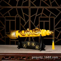 2 фунта кисти винная бутылка креативная керамика золотая художественная ручка винная бутылка Jingdezhen керамическая винная бутылка