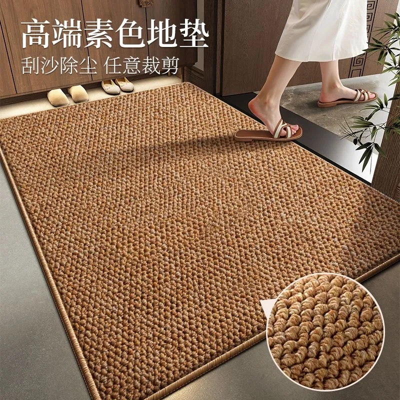 Imitation Sisal Pineapple Loop Entrance Door Mat, High-End Cuttable Washable Carpet, Non-Slip, Stain-Resistant, Pet Cat Scratch-Resistant Mat