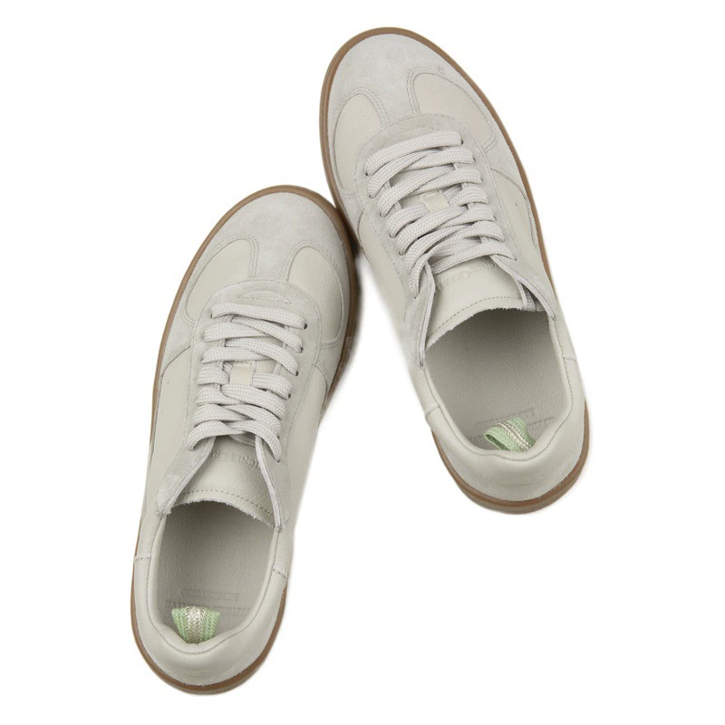 Индивидуальные оптовые мужские и женские повседневные кроссовки 2024 белые туфли из воловьей кожи pinduojing низкие немецкие тренировочные туфли в стиле ретро