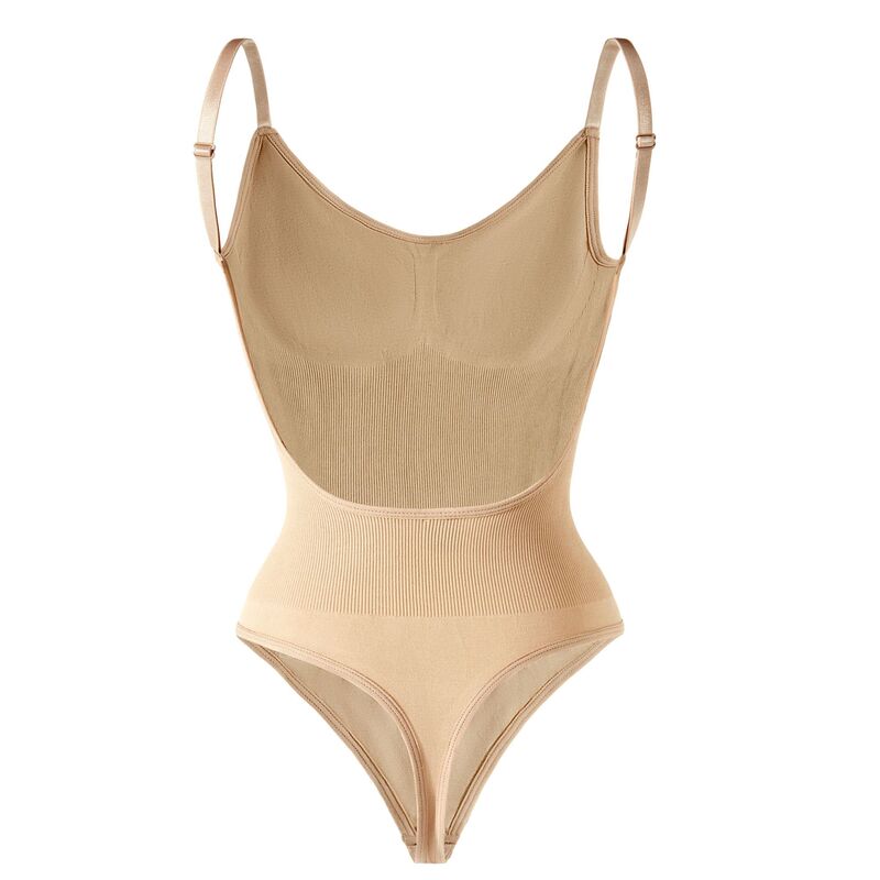 新しいバックレスボディスーツ、女性用シームレスウエストリフティングヒップとお腹コントロールパンツ、大きいサイズのタイトな産後コルセットとお腹コントロールスーツ|undefined