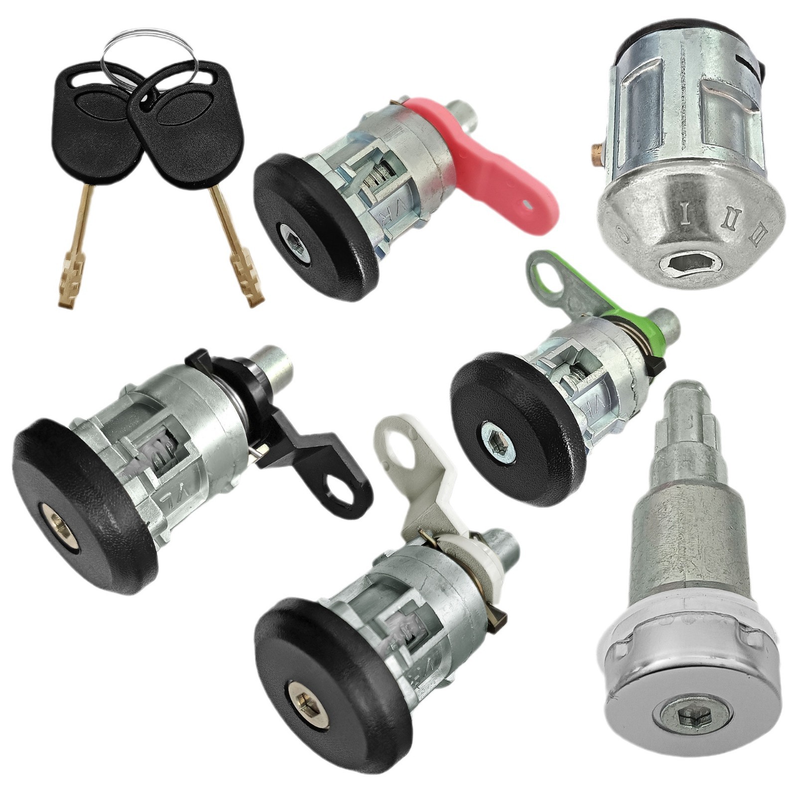 Juego de cerraduras para Ford Transit 1992-2000, cilindro de cerradura completo para Ford, OE:95VBB22050BG