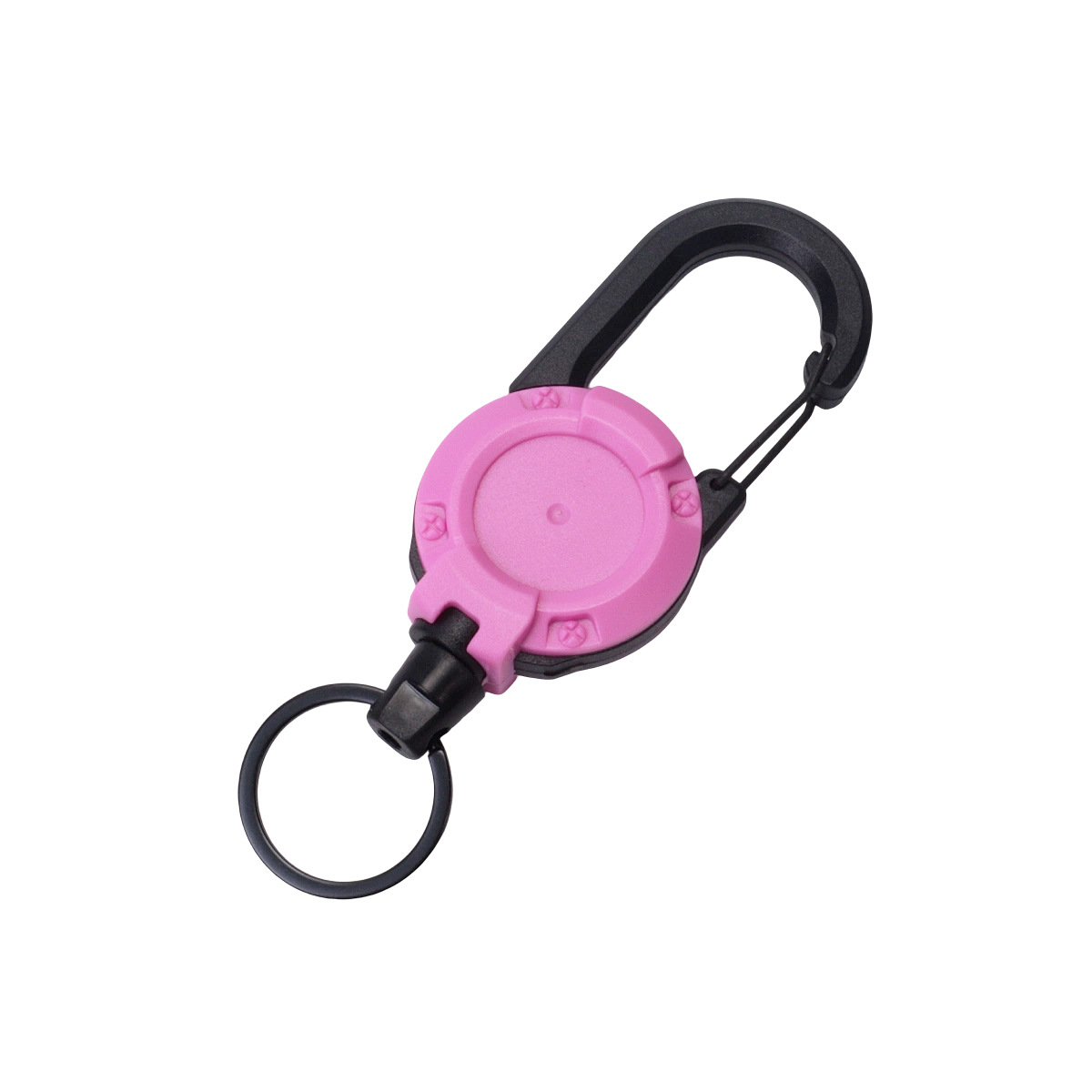 Llavero Retráctil con Cable de Acero