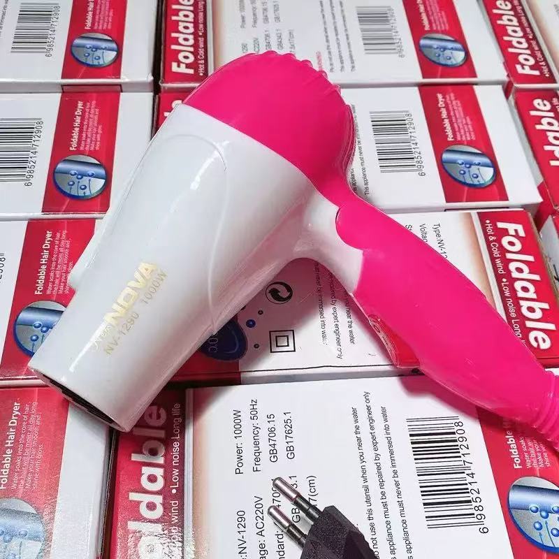 Portable Foldable Hair Dryer Dormitory Mini Hair Dryer Low-Power Hair Dryer Gift Foreign Trade Model Cross-Border
