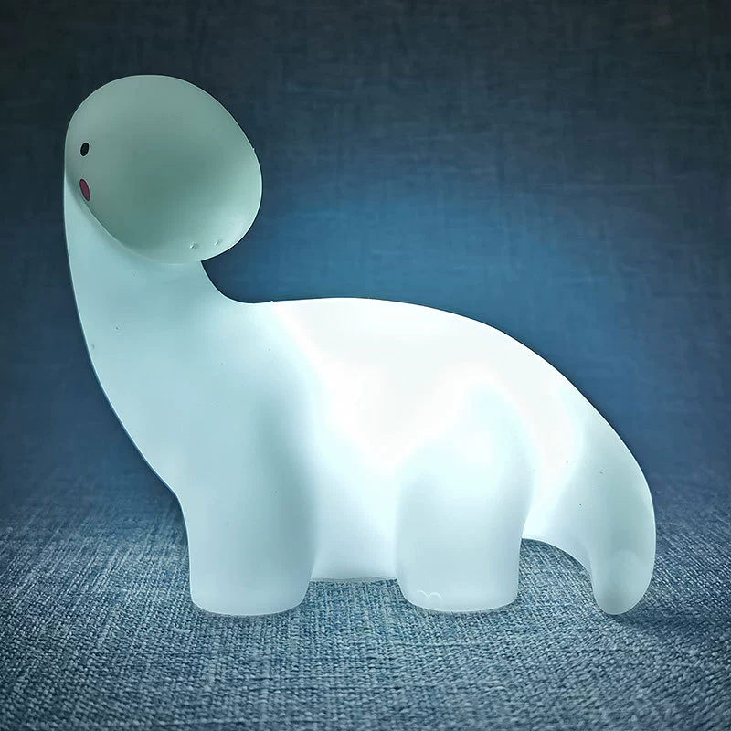 Кружка Night Light Cartoon Dinosaur LED Lamp, пластик 4.5V батарея, 8×12 см, ночник для детей