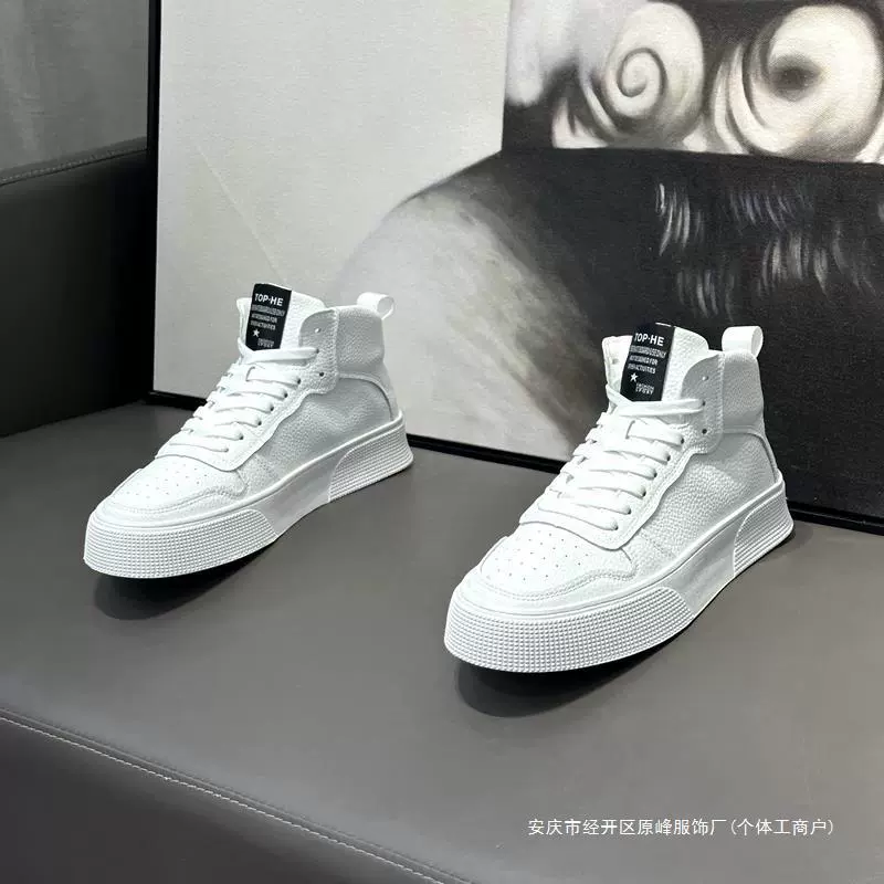 Trend universal high sneakers, men's shoes platform, sports casual footwear for leisure