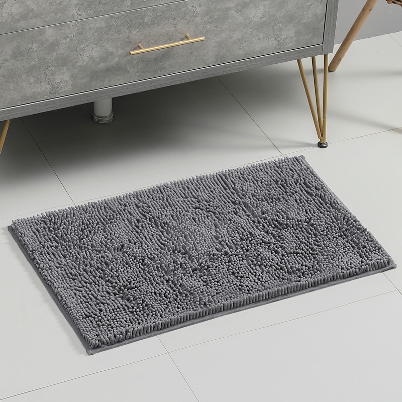 Nueva alfombra de piso al por mayor alfombra de piso de chenille baño dormitorio entrada cocina sala de estar absorbente antideslizante alfombra de piso estera del pie