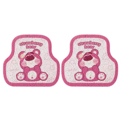 non-slip anti-dirty rub mat wear-resistant — Universal Foot Pad - sitting-pink-bear-rear-2