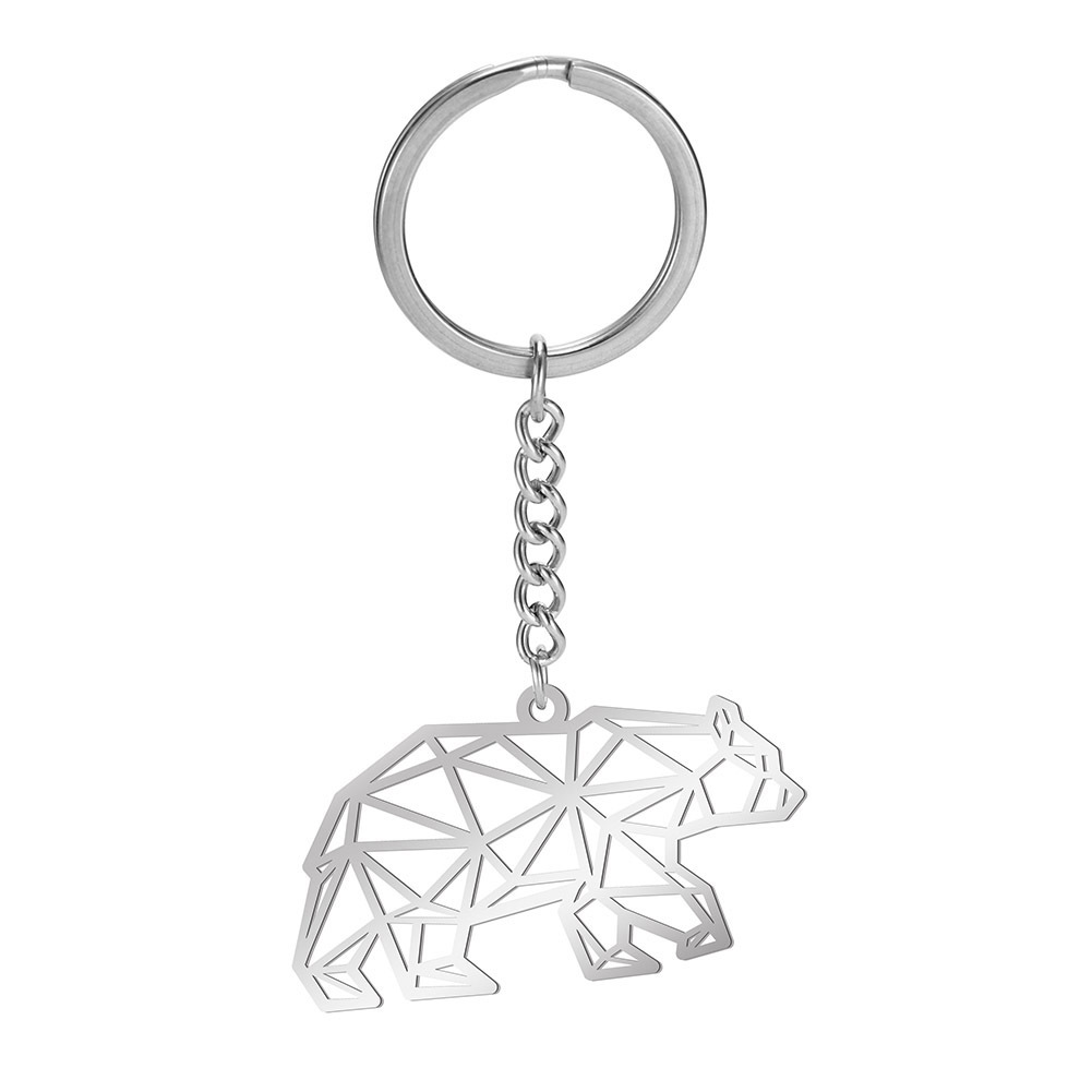 Fashion Animal Stainless Steel Plating Bag Pendant Keychain display picture 2