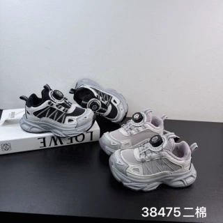 38475 儿童二棉休闲鞋2026秋冬新款轻便保暖  百搭防滑耐磨休闲鞋
