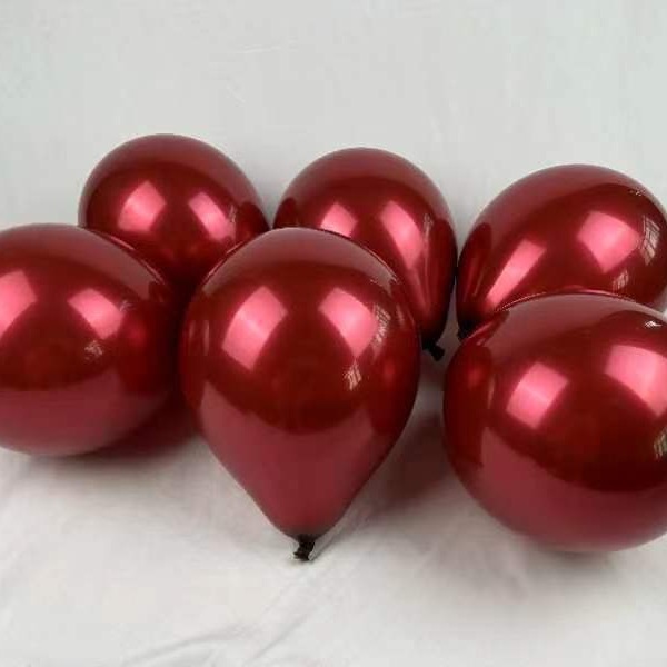 Globo de boda personalizado doble decoración de boda rojo granada artículos de boda globo de boda mayorista