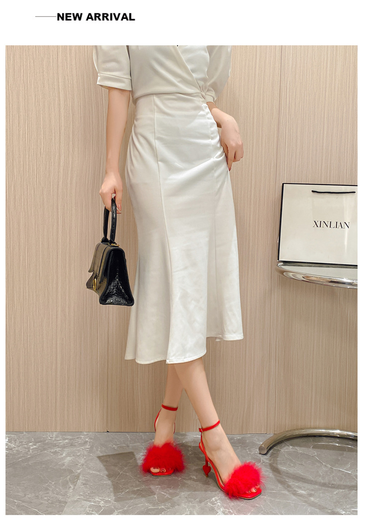 F8604 740K GIÀY CAO GÓT NỮ GUATDU BIG SIZE NGOẠI CỠ GÓT NHỌN MÙA HÈ GIÀY DÉP NỮ G02 SẢN PHẨM MỚI