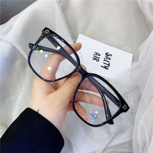 小紅書爆款D家網紅同款素顏眼鏡框女復古防藍光平鏡素顏眼鏡架