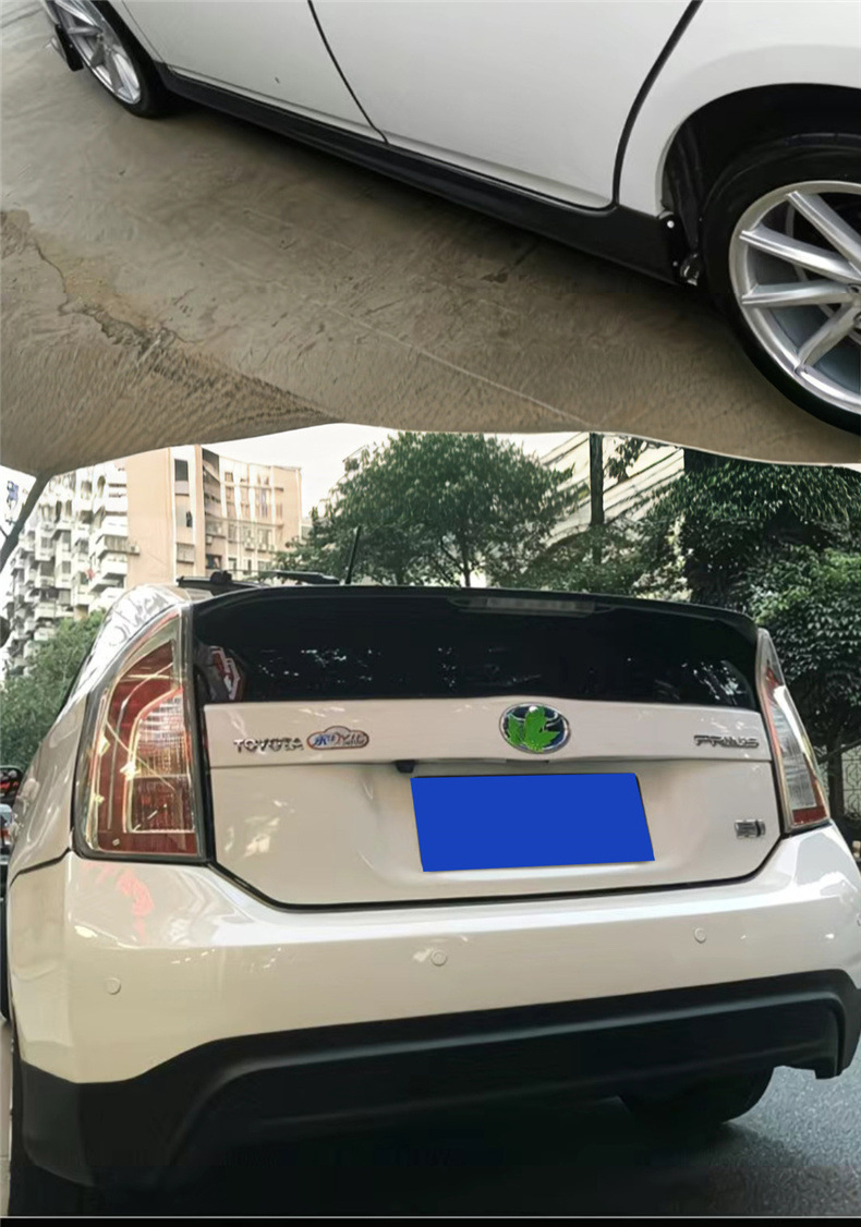 Suitable for 08-14 New Prius Modified Size Surround Japanese Version Prius Aerodynamic Kit Front Bumper Rear Bumper Side Skirt