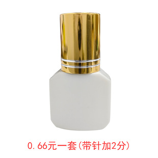Gold-Plated Glue Cap, Gold Electroplated Universal Cap for Grafting Eyelash Glue Bottles, High-Quality Aluminum Electroplating