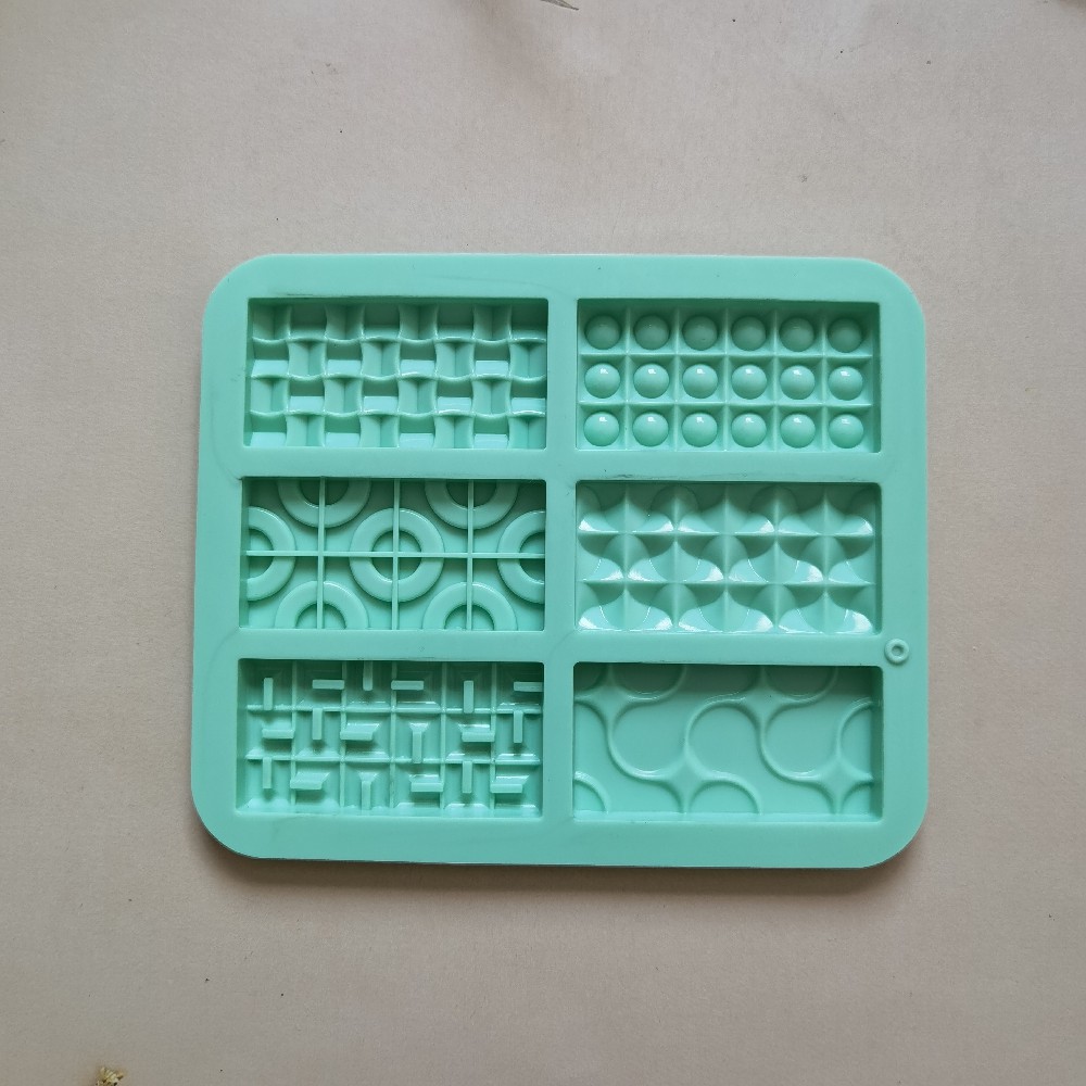 6 Euler círculo de chocolate pequeño 281 molde de silicona molde de postre pastel decoración utensilios de cocina para hornear