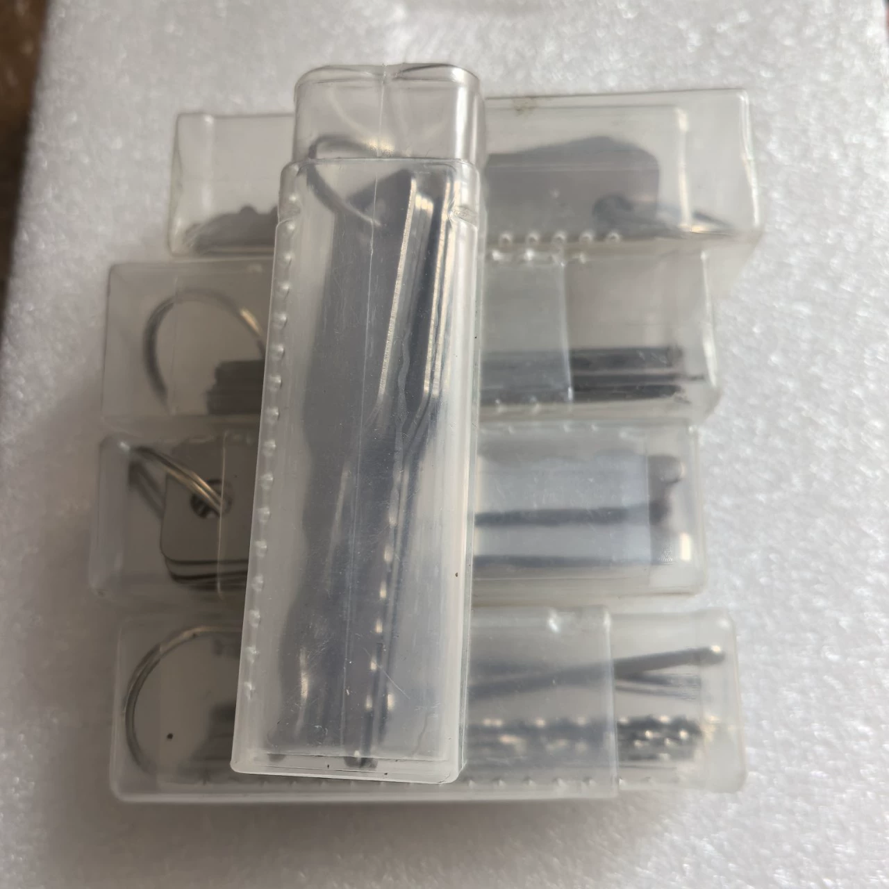 Инструменты для слесаря-заместителя «десять в одном» для внешней торговли, прозрачная коробка для отмычек, оптовая продажа