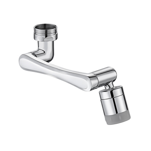 All-copper mechanical arm universal faucet 1440° extension spout wash basin faucet anti-splash bubbler